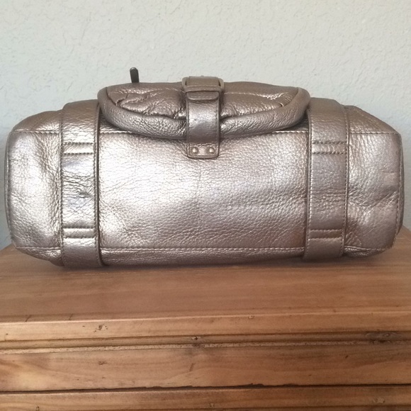 Michael Kors Metallic Gold Leather Purse - Picture 4 of 8